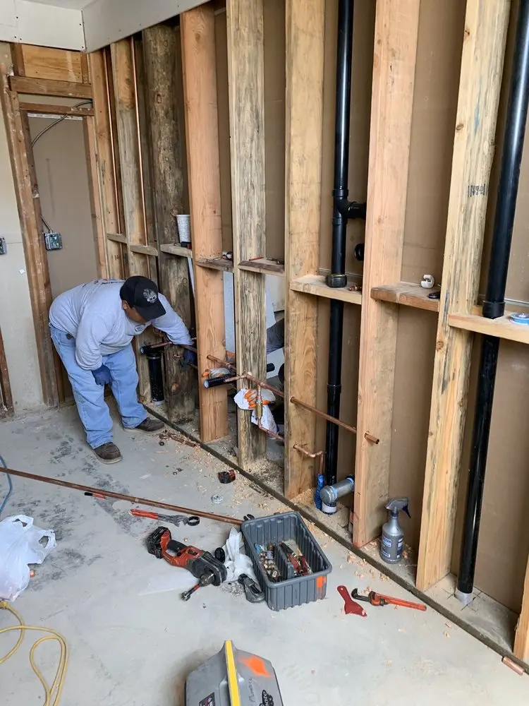 Commercial rough-in plumbing for Gas Line Repair in Georgetown South